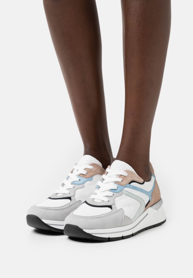 Gabour | Baskets Exclusives Bleu/marron/blanc